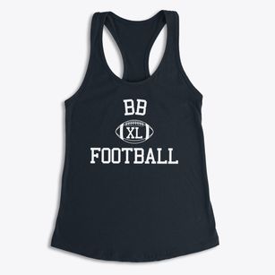 Buckingham Browne & Nichols Classic Football Women's Racerback Tank