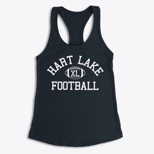 Hart Lake District 134 School Classic Football Women's Racerback Tank
