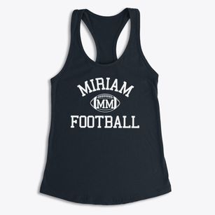 Miriam Morris Private School Classic Football Women's Racerback Tank