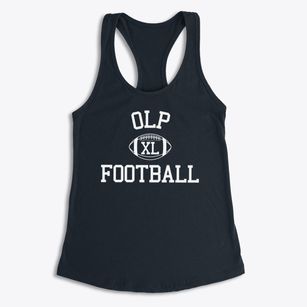 Our Lady Of Pompeii School Classic Football Women's Racerback Tank