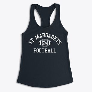 St Margarets School Classic Football Women's Racerback Tank