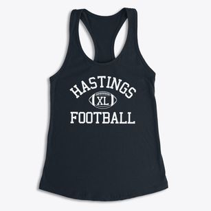Hastings High School Classic Football Women's Racerback Tank