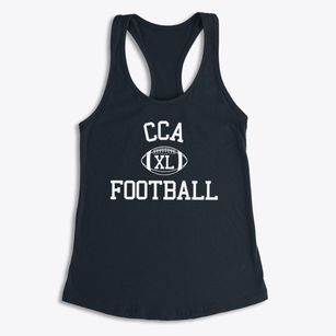 Christ Classical Academy Classic Football Women's Racerback Tank