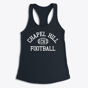 Chapel Hill High School Classic Football Women's Racerback Tank