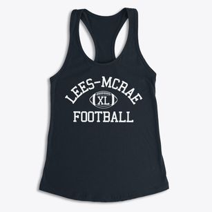 Lees-mcrae Classic Football Women's Racerback Tank