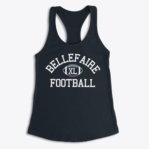 Bellefaire Special Needs School Classic Football Women's Racerback Tank