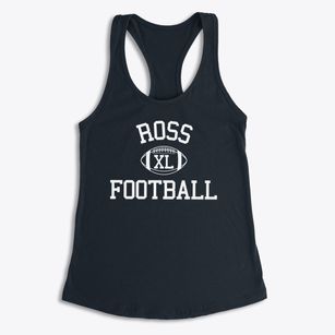 Ross High School Classic Football Women's Racerback Tank
