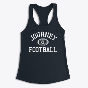 Journey School Classic Football Women's Racerback Tank
