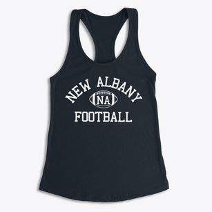 New Albany Intermediate School Classic Football Women's Racerback Tank