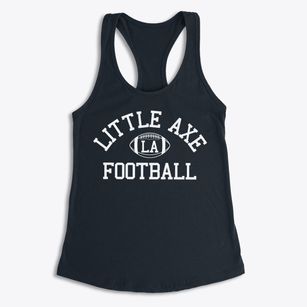 Little Axe High School Classic Football Women's Racerback Tank