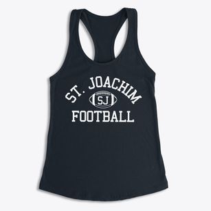 Saint Joachim School Classic Football Women's Racerback Tank