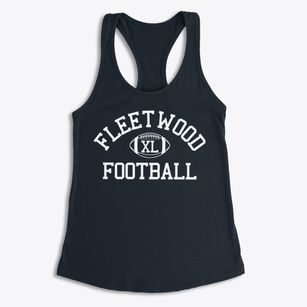 Fleetwood Area High School Classic Football Women's Racerback Tank