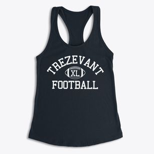 Trezevant High School Classic Football Women's Racerback Tank