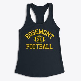 Rosemont High School Classic Football Women's Racerback Tank