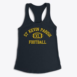 St Kevin Parish Classic Football Women's Racerback Tank
