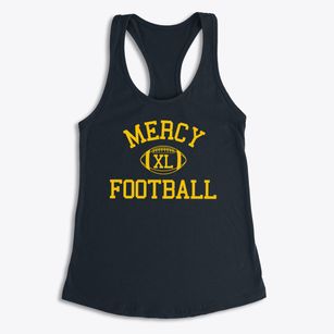 Mercy Classic Football Women's Racerback Tank
