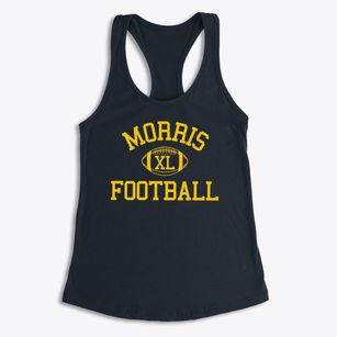 Morris School Classic Football Women's Racerback Tank