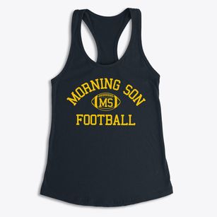 Morning Son Christian School Classic Football Women's Racerback Tank