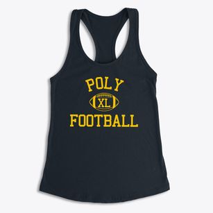 Polytechnic School Classic Football Women's Racerback Tank