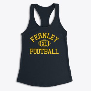 Fernley Intermediate School Classic Football Women's Racerback Tank