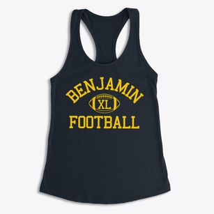 Junior High School 198 Benjamin Cardozos Classic Football Women's Racerback Tank