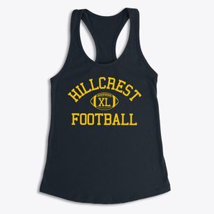 Hillcrest Intermediate School Classic Football Women's Racerback Tank
