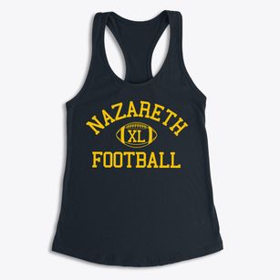 Nazareth Regional High School Classic Football Women's Racerback Tank
