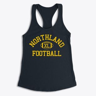 Northland High School Classic Football Women's Racerback Tank