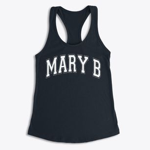 Mary B Eyre Children's Elementary School Varsity Arch Women's Racerback Tank