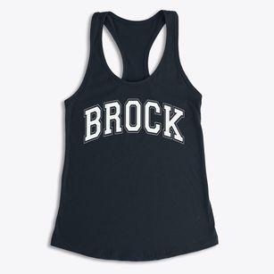 Brock Elementary School Varsity Arch Women's Racerback Tank