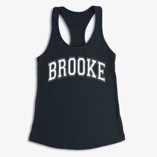 Brooke Elementary School Varsity Arch Women's Racerback Tank