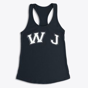 W J Christian School Varsity Arch Women's Racerback Tank