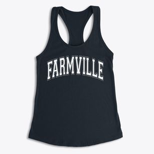 Farmville Homeschool Varsity Arch Women's Racerback Tank