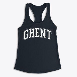 Ghent Montessori School Varsity Arch Women's Racerback Tank
