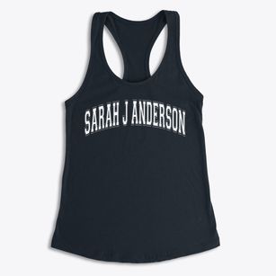 Sarah J Anderson Elementary School Varsity Arch Women's Racerback Tank
