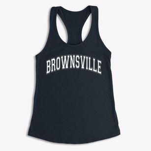 Brownsville Elementary School Varsity Arch Women's Racerback Tank
