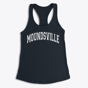 Moundsville Junior High School Varsity Arch Women's Racerback Tank