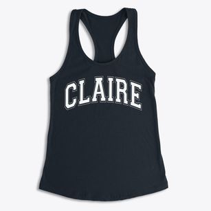 Claire Lilienthal Alternative Elementary Varsity Arch Women's Racerback Tank