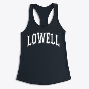 Lowell High School Varsity Arch Women's Racerback Tank