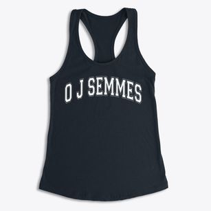O J Semmes Montessori Academy Varsity Arch Women's Racerback Tank