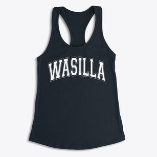 Wasilla Middle School Varsity Arch Women's Racerback Tank