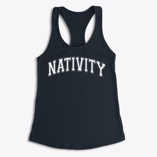 Nativity Catholic School Varsity Arch Women's Racerback Tank
