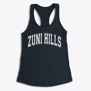 Zuni Hills Elementary School Varsity Arch Women's Racerback Tank