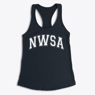 New World School Of The Arts Varsity Arch Women's Racerback Tank
