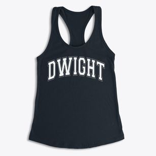 Dwight Baptist Academy Varsity Arch Women's Racerback Tank