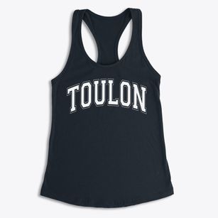 Toulon Elementary School Varsity Arch Women's Racerback Tank