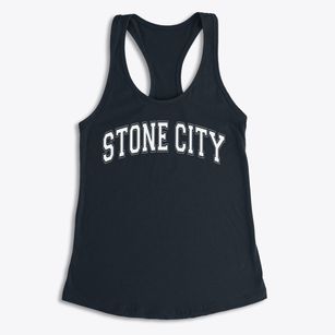 Stone City Christian Academy Varsity Arch Women's Racerback Tank