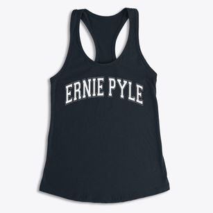 Ernie Pyle Elementary School Varsity Arch Women's Racerback Tank