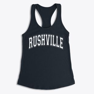 Rushville Consolidated High School Varsity Arch Women's Racerback Tank