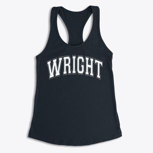 Wright Elementary School Varsity Arch Women's Racerback Tank